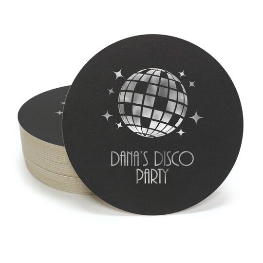 Disco Ball Round Coasters